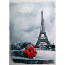 Flori la Paris - Pictura pe numere – CX 3822
