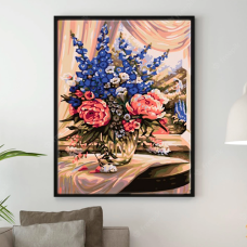 Pictura pe numere - Buchet de vară lângă fereastră - GX 42168
