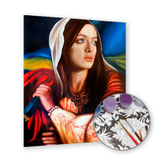 Picta dupa numere - Frumoasa romana ZG 1086 Picta dupa numere - Frumoasa romana ZG 1086