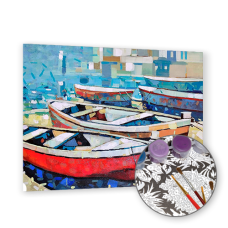 Pictura pe numere  - Port de pescuit ZE 3241