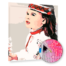 Fată grozavă -  Goblen de diamante LD 304198