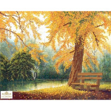 Broderie cu margele - Peisaj de toamna NKP-006