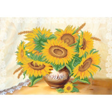 Broderie cu margele - Floarea soarelui NKP-2-004