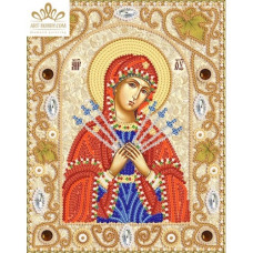 Broderie cu margele - Sfanta Fecioara a celor sapte sageti NIK-5310
