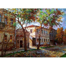 Pictura pe numere  - Orașul vechi în toamnă ZE 3342