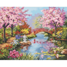 Pictura pe numere  - Grădina Japoneză ZE 7293