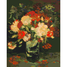 Flori frumoase - Pictura pe numere ZG 387