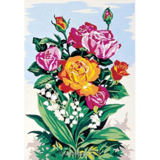 Flori - Pictura pe numere – CX 3782