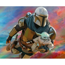  Pictura pe numere - Yoda Star Wars  ZE 7609