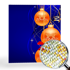 Goblen de diamante cu cristale strălucitoare - Decor de Craciun EZ 333000