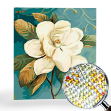 Goblen de diamante cu cristale strălucitoare - Floare frumoasa EZ 333001