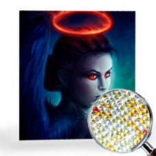 Goblen de diamante cu cristale strălucitoare - Frumusețe diavolească EZ 333065