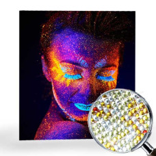 Goblen de diamante cu cristale strălucitoare - Fată secretă EZ 333078
