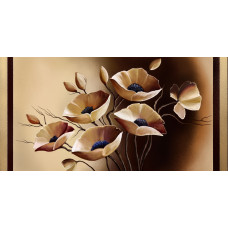 Tablouri cu culori aurii și argintii  - Buchet original ZE 3407