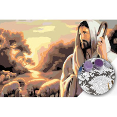 Iisus Hristos - Pictura pe numere ZG 0870
