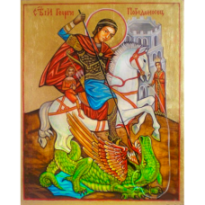 Sfantul Gheorghe - Pictura pe numere ZG 0951