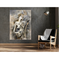 Tablouri cu culori aurii  - Muzician abstract ZG 10451
