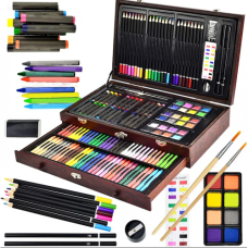 Set de desen pentru copii. Organizator. Multicolor, 140 buc
