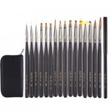 Set de perii profesionale într-o cutie - 16 bucăți K 9