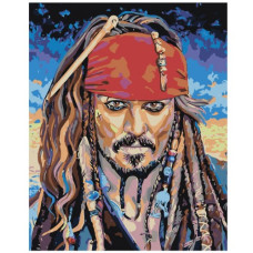 JACK SPARROW - Pictura pe numere ZG 10228