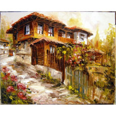 Pictura pe numere - Casă la țară vara ZG 0510