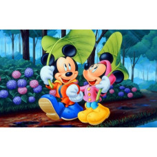 Plimbarea lui Mickey - Pictura pe numere ZG 0478