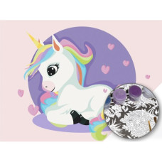  Pictura pe numere - Micul unicorn ZE 3434