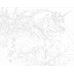 Unicorn cu flori strălucitoare - Pictura pe numere ZG 10129