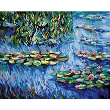 Nuferi - Claude Monet - Pictura pe numere ZG 10469
