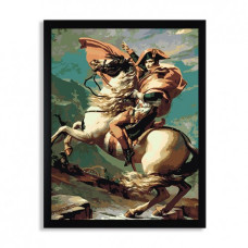 Napoleon la Pasul Saint Bernard - Jacques-Louis David - Pictura pe numere ZG 10473