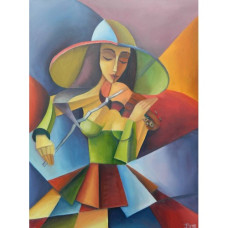 Un violonist - Pictura pe numere ZG 10519