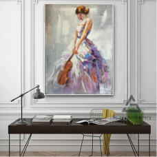  Pictura pe numere - Violonist romantic ZG 10275