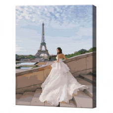  Pictura pe numere - Mireasă la Paris ZG 10649