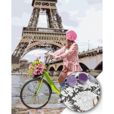  Pictura pe numere - Plimbare de toamnă la Paris ZE 3442