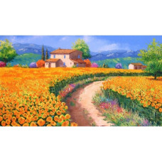 Peisaj rural - Pictura pe numere ZG 10699