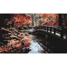 Parcul de toamnă - Pictura pe numere ZG 10764