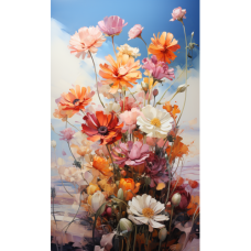 Buchet de vara - Pictura pe numere ZG 10782