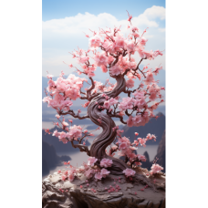 Sakura - Pictura pe numere ZG 10788