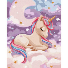  Pictura pe numere - Un unicorn adormit ZG 10885