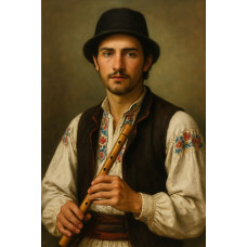 Muzician - Pictura pe numere Z 0033
