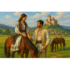 Întâlnire pe teren - Goblen de diamante  LD 405182