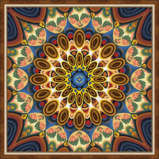 Mandala pentru noroc - Goblen de diamante MD 404047