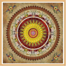 Mandala pentru dragoste și fericire - Goblen de diamante MD 404042