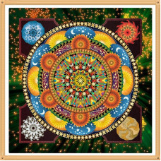 Mandala pentru dragoste și fericire - Goblen de diamante MD 404043