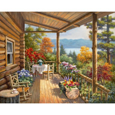 Pictura pe numere - Terasa montana ZG 4816