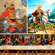 Pictură după numere religioase