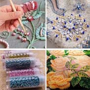 Broderie cu mărgele